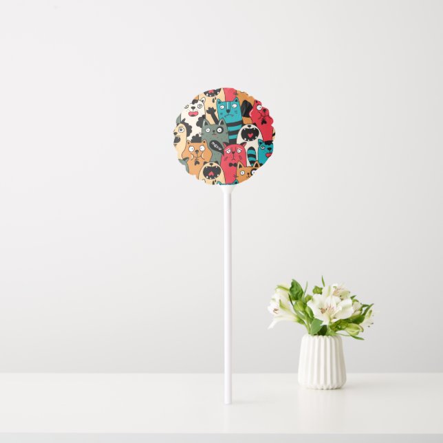 The crowd of cats balloon (In Situ)