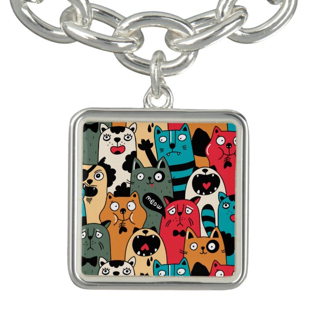 The crowd of cats bracelet (Design)
