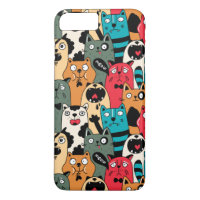 The crowd of cats iPhone 8 plus/7 plus case