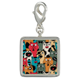 The crowd of cats charm