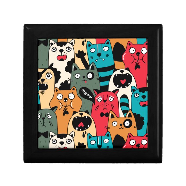 The crowd of cats gift box (Front)