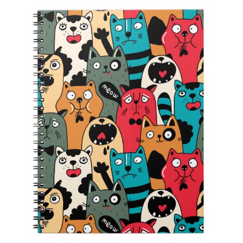 The crowd of cats notebook