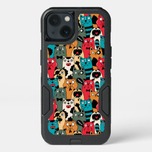 The crowd of cats iPhone 13 case