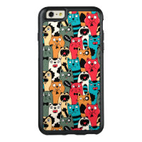 The crowd of cats OtterBox iPhone 6/6s plus case
