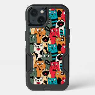 The crowd of cats iPhone 13 case