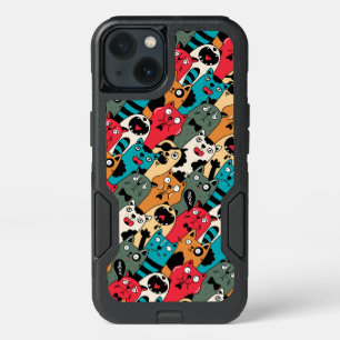 The crowd of cats iPhone 13 case