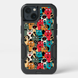 The crowd of cats iPhone 13 case