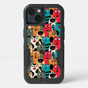 The crowd of cats iPhone 13 case