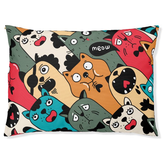 The crowd of cats pet bed (Front)