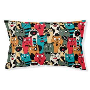 The crowd of cats pet bed