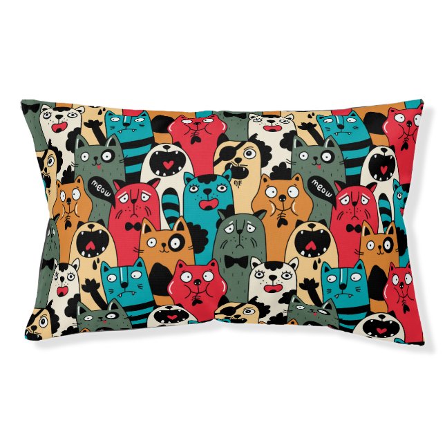 The crowd of cats pet bed (Front)