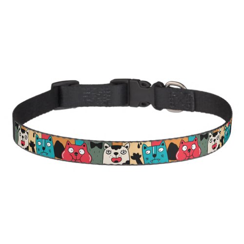 The crowd of cats pet collar