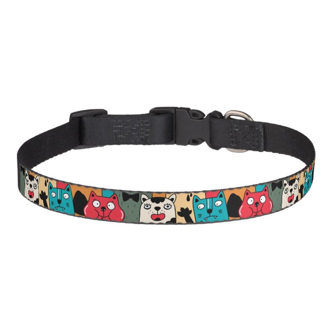 The crowd of cats pet collar (Front)