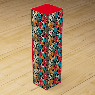 The crowd of cats wine box