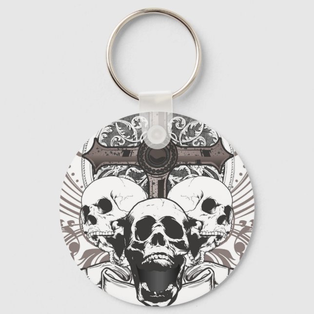 The Crown and Cross Keychain (Front)