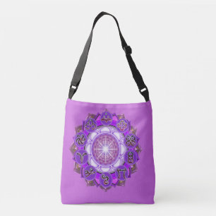 The Crown Chakra art Crossbody Bag