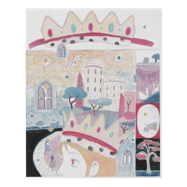 The Crown Faux Canvas Print (Front)