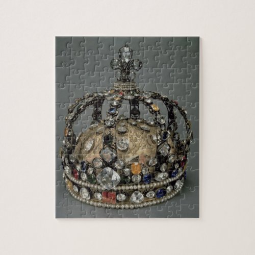 The Crown of Louis XV 1722 gilded silver replac Jigsaw Puzzle