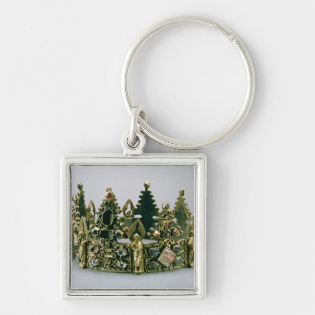 The crown of St. Louis, 13th century (silver-gilt Keychain (Front)