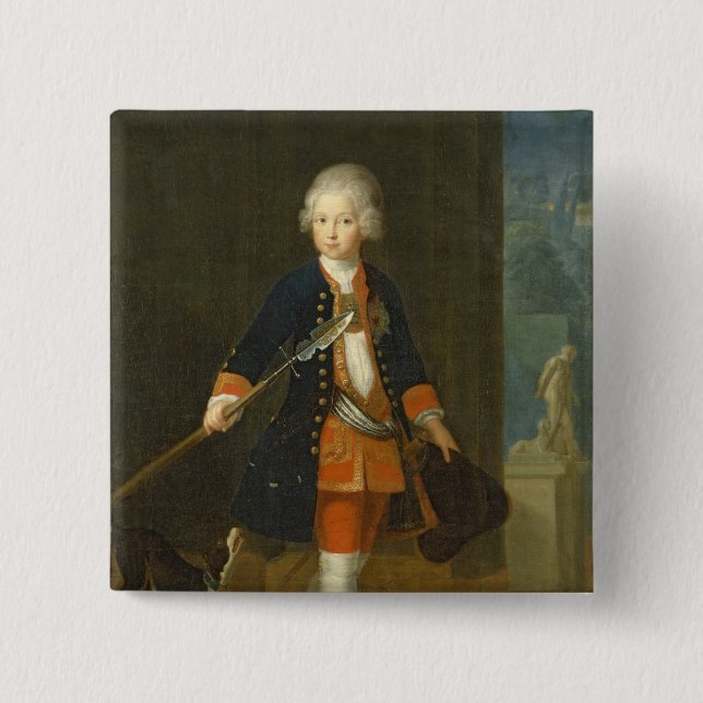 The Crown Prince Frederick II Pinback Button (Front)