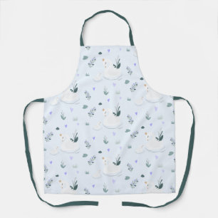 The Crowned Swan Apron