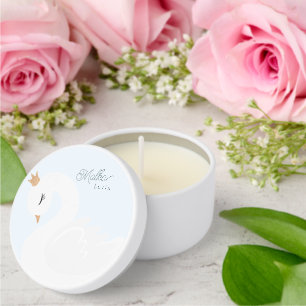 The Crowned Swan Mini Candle Favors