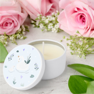 The Crowned Swan Mini Candle Favors