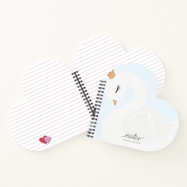 The Crowned Swan Notebook (Inside)