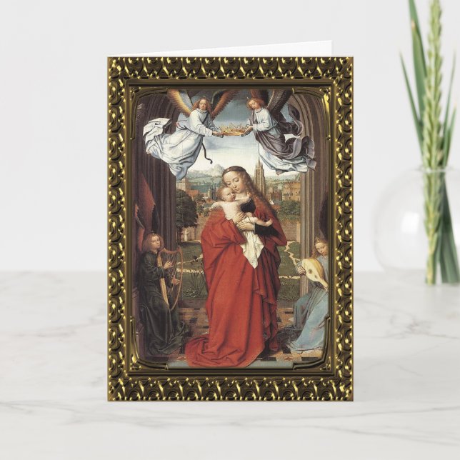 The Crowning of Mary - Vintage Fine Art Card (Front)