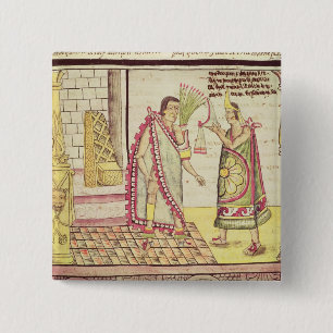 The Crowning of Montezuma II Pinback Button