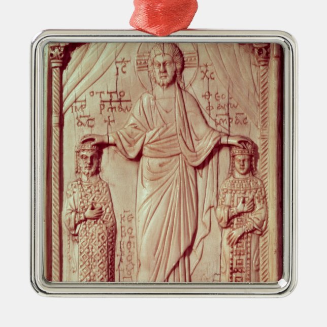 The Crowning of Otto II  and Theophrano Metal Ornament (Front)