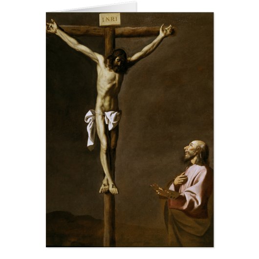 The Crucified Christ with a Painter Cards (Front)