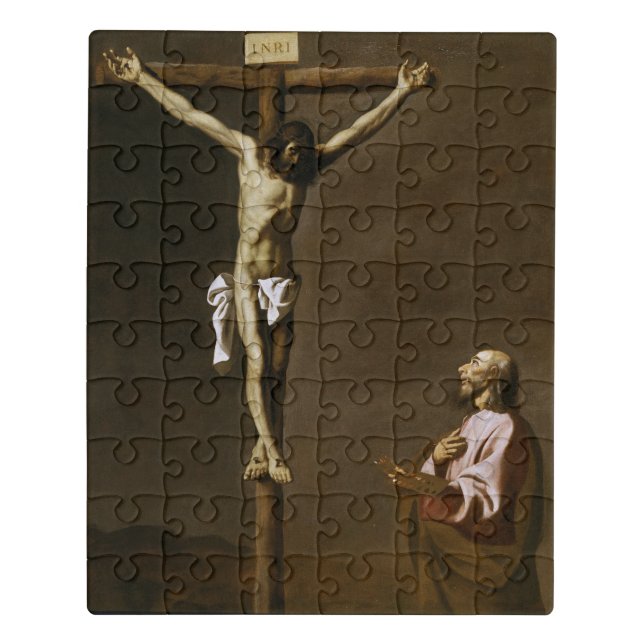 The Crucified Christ with a Painter Jigsaw Puzzle (Puzzle Vertical)