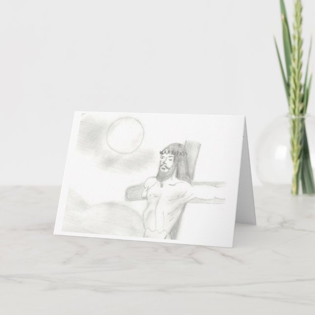 "The Crucifixion" an Easter card (Front)