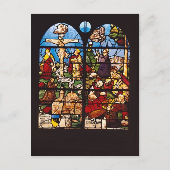 The Crucifixion and the Mount of Olives, 1533 Postcard (Front)