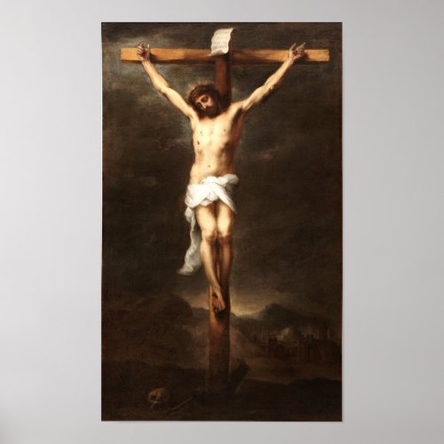 The Crucifixion Bartolom Estebn Murillo  Poster