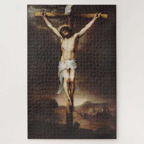 The Crucifixion by Bartolome Esteban Murillo Jigsaw Puzzle