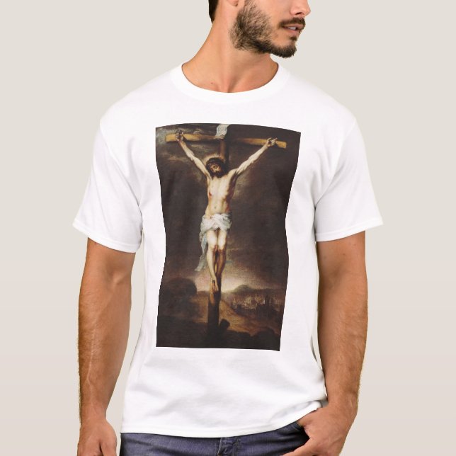 The Crucifixion by Bartolome Esteban Murillo T-Shirt (Front)