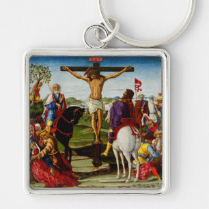 The Crucifixion by Benvenuto di Giovanni Keychain