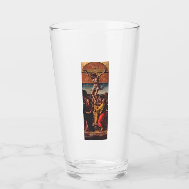 The Crucifixion by Carlo Crivelli  Glass (Front)