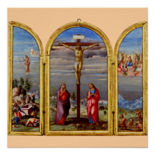The Crucifixion by Francesco Granacci Poster