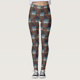 The Crucifixion by Van Eyck Leggings