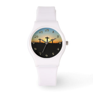 The Crucifixion Crosses at Sunset Watch