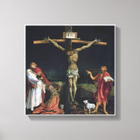 THE CRUCIFIXION FROM THE ISENHEIM ALTAR PIECE.