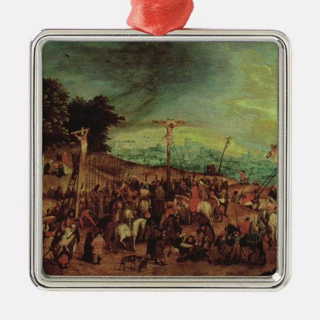 The Crucifixion Metal Ornament (Front)