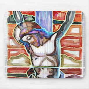 THE CRUCIFIXION MOUSE PAD