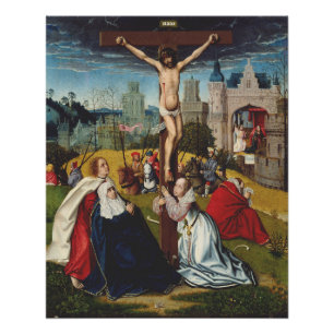 The Crucifixion of Jesus by Jan Provost  Poster