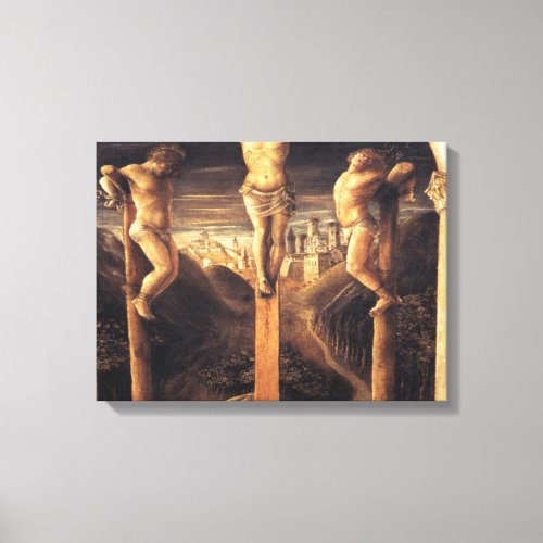 The Crucifixion Of Jesus By Vincenzo Foppa _ 1456 Canvas Print