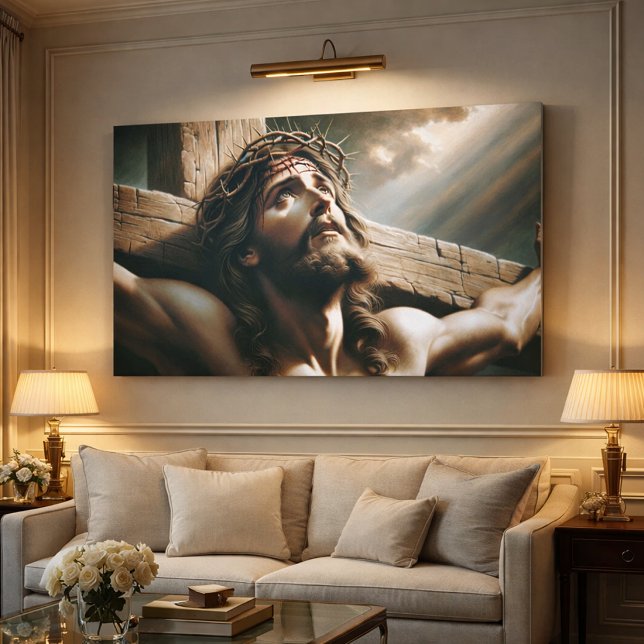 The Crucifixion of Jesus Canvas Print (Creator Uploaded)