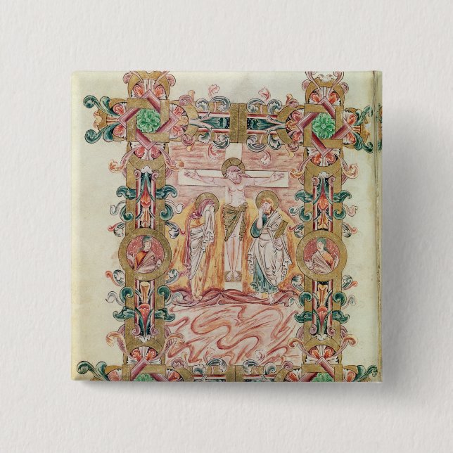 The Crucifixion Pinback Button (Front)